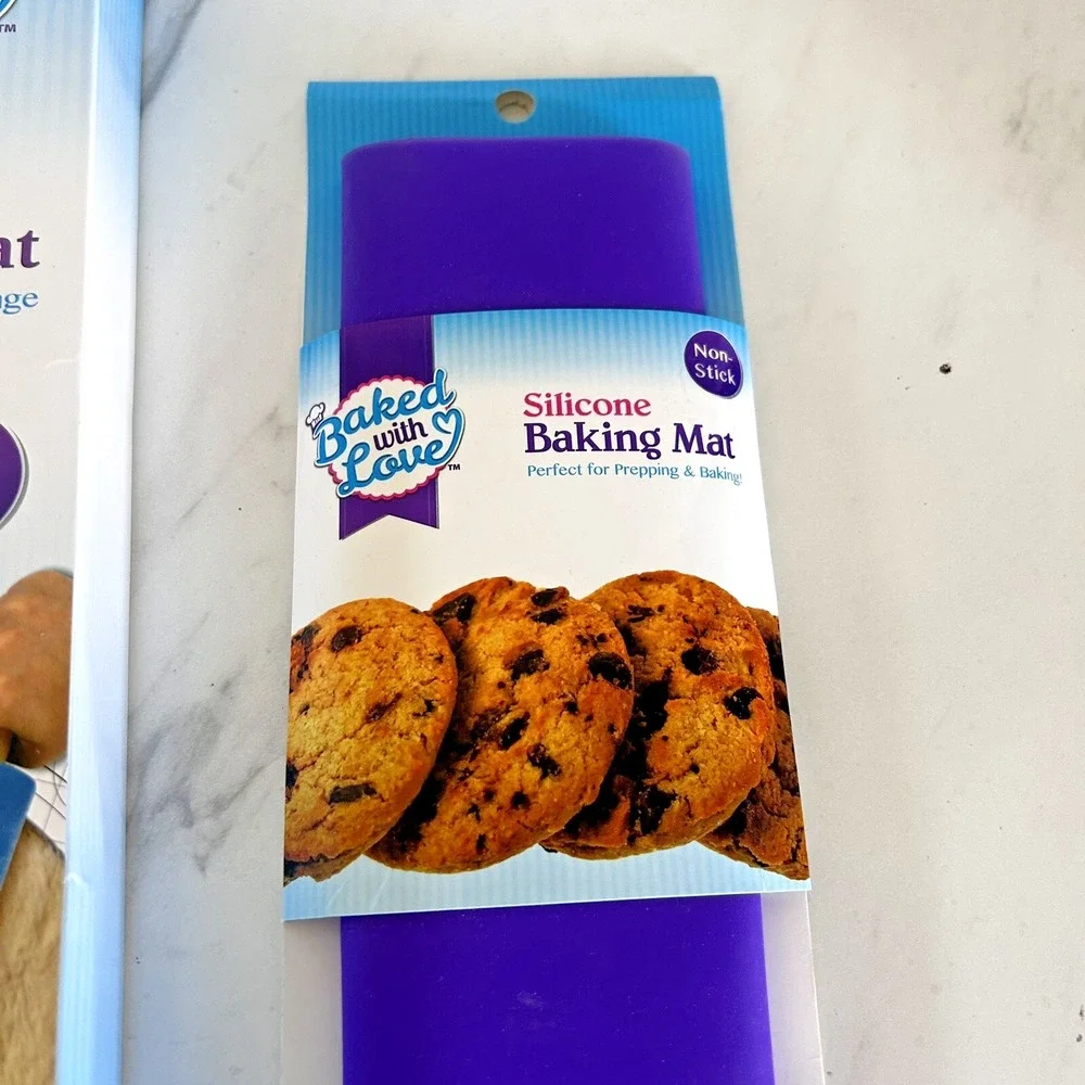 Pastry Mat For Cookies Pastries Biscuits AND Silicone Baking Mat Non-Stick BxM‎